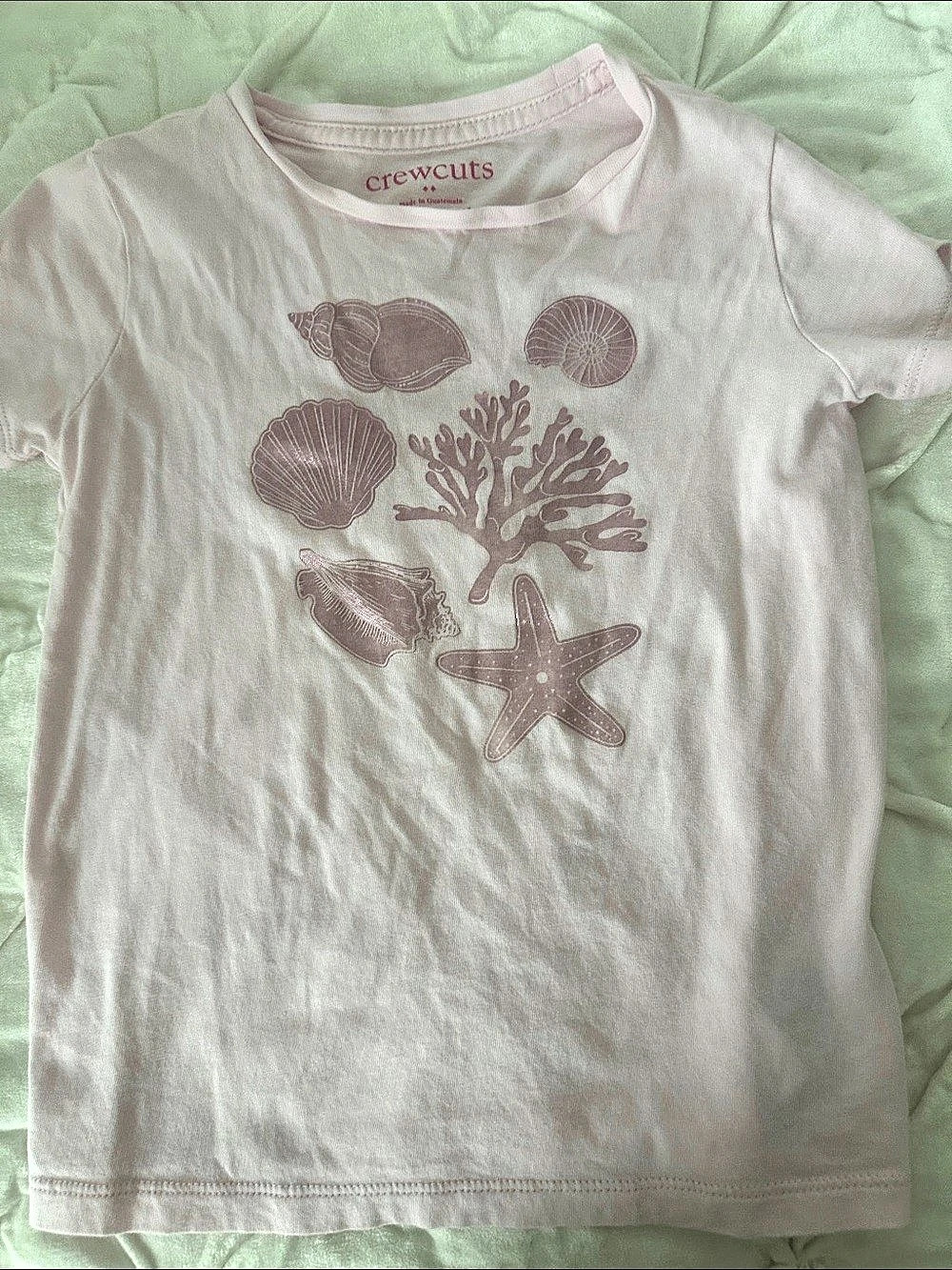 Crewcuts Sea Graphic Tee Girls XS (4-5)